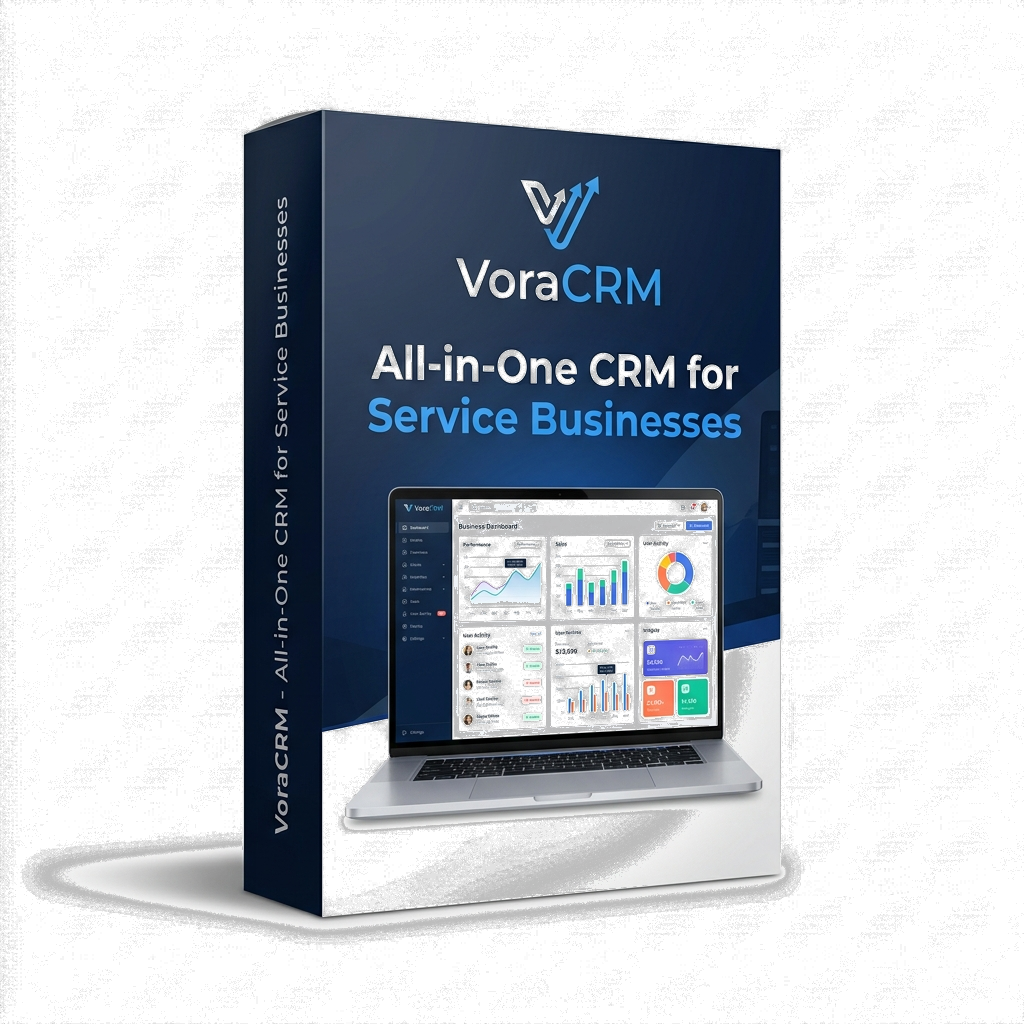 VoraCRM Box Mockup